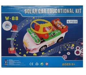 王老师电子积木88拼太阳能汽车 寓教于乐的清洁能源玩具推荐